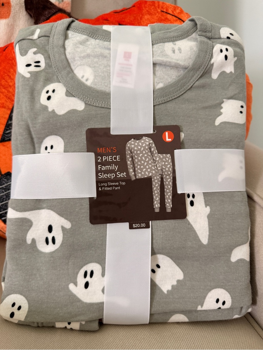 Men’s Halloween 2 Piece Ghost Sleep set- Brand new!